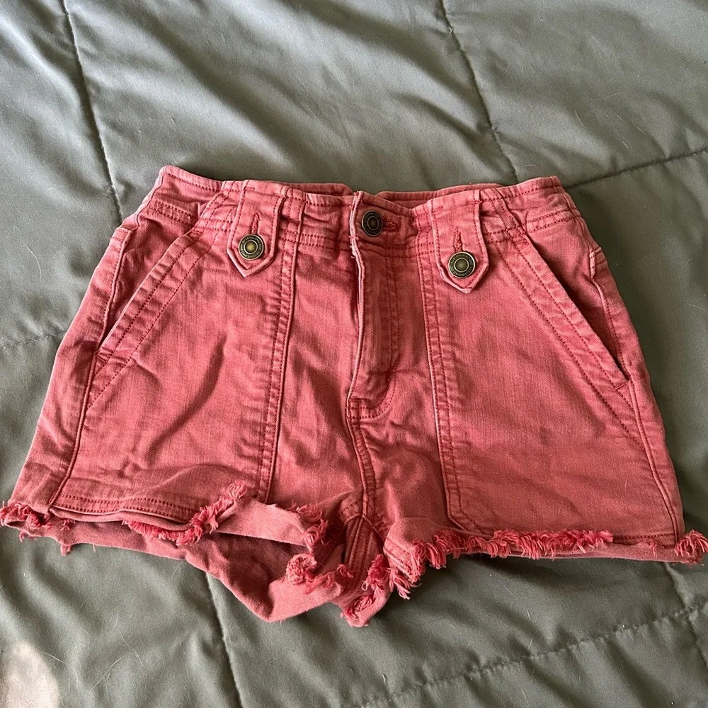 Pink Utility Short High Rise. Size: 0/24W - Picture 1 of 3